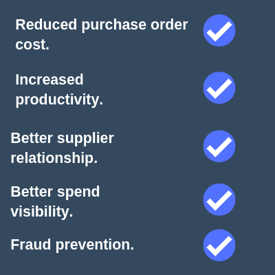 benefits of a purchasing system