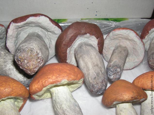 Лепим грибы в технике папье-маше, фото № 34