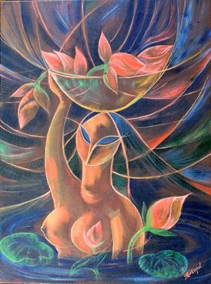 Лотос — божественный цветок Востока, или Символ чистоты и совершенства в творчестве, фото № 40