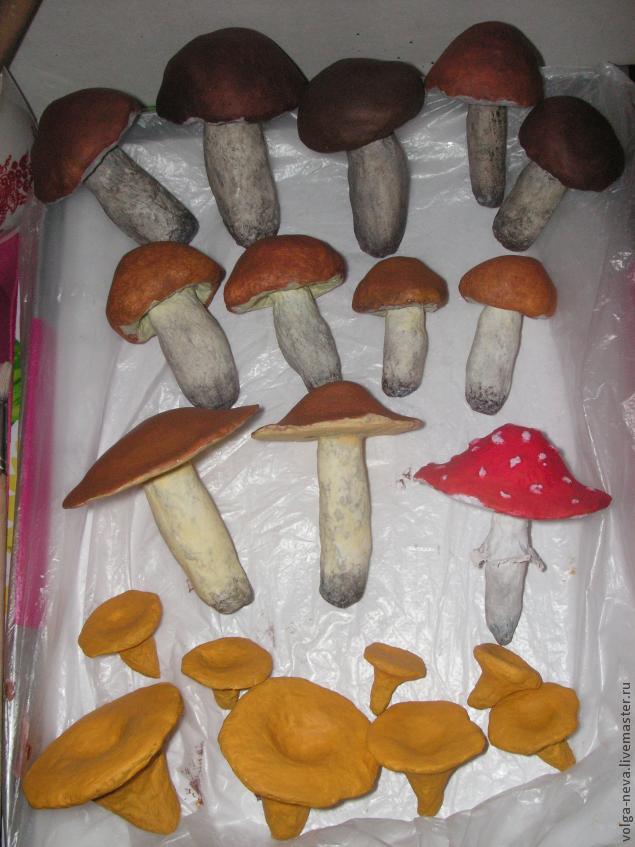 Лепим грибы в технике папье-маше, фото № 31