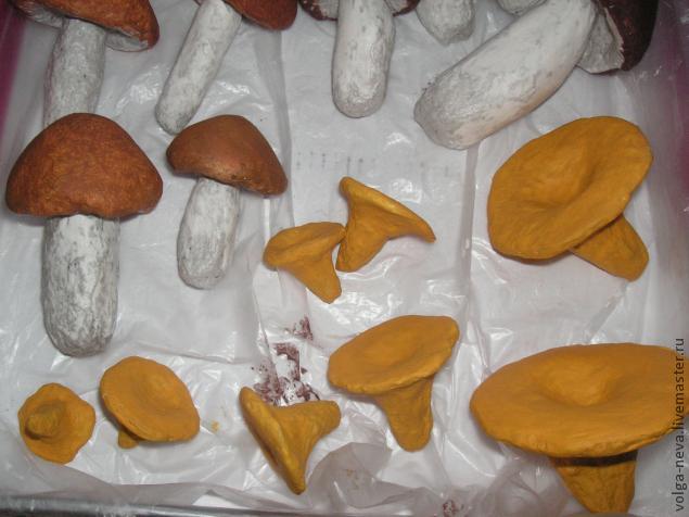 Лепим грибы в технике папье-маше, фото № 29