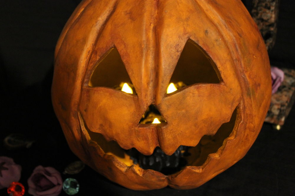 Создаем светящуюся тыкву-фонарь для костюма на Хэллоуин, фото № 47