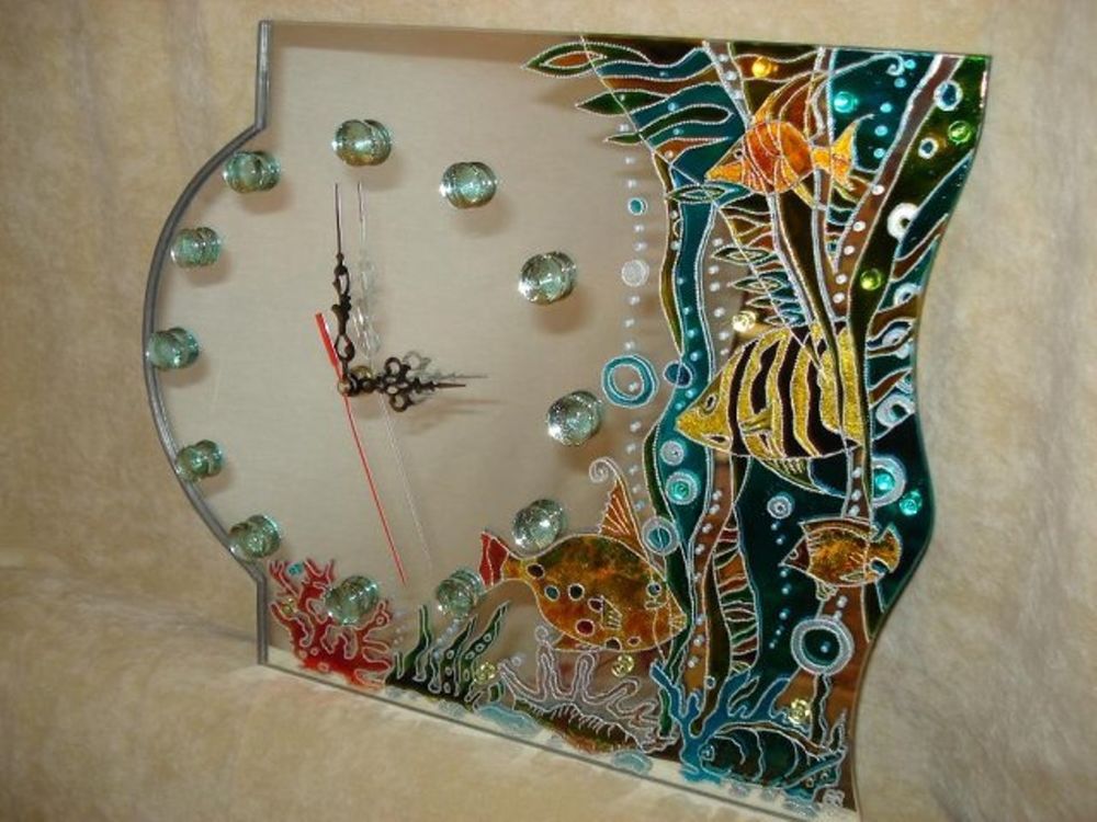 Подборка очаровательных работ росписи стекла витражными красками, фото № 14