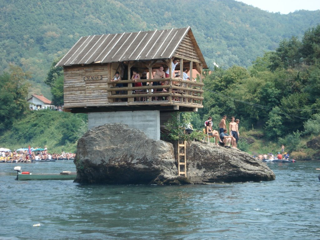 Необычный дом River House в Сербии