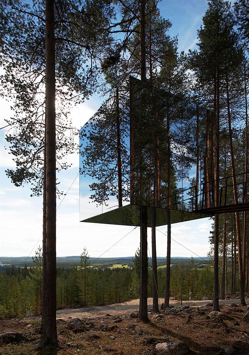 Необычный дом Mirrorcube в Швеции