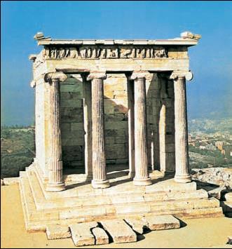 Калликрат. Ионический храм Ники Аптерос на афинском Акрополе. 442–420 гг. до н. э.