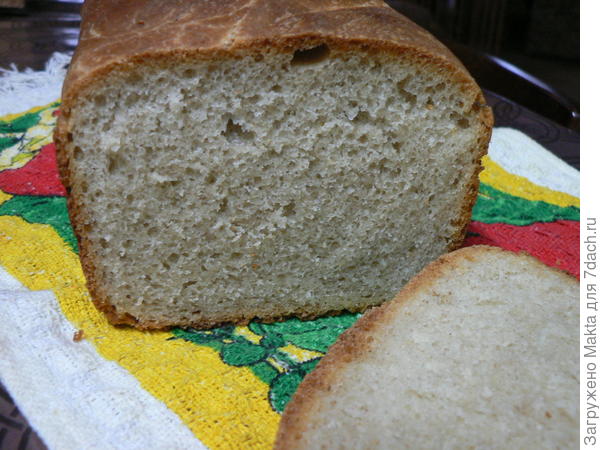 хлеб на хмелевой закваске из печки