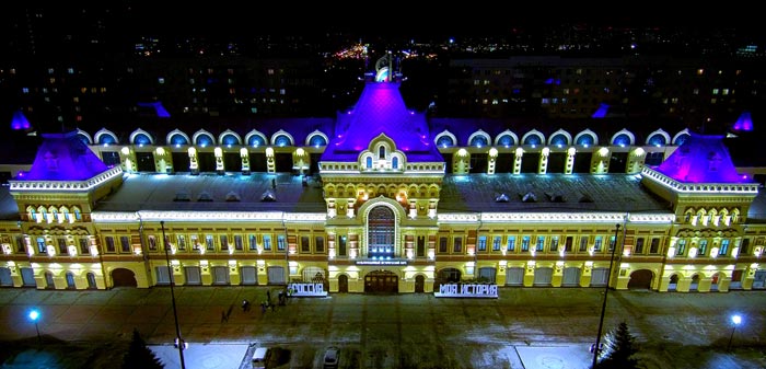 Главное здание Нижегородской ярмарки сегодня