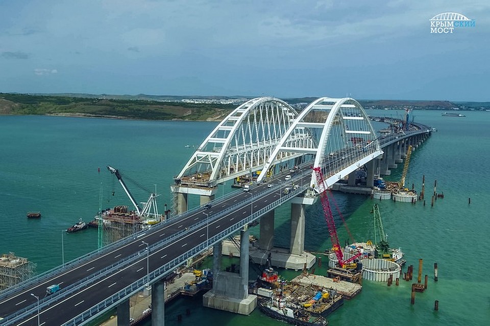 Масштаб этой стройки века впечатляет! Фото: Инфоцентр "Крымского моста" 