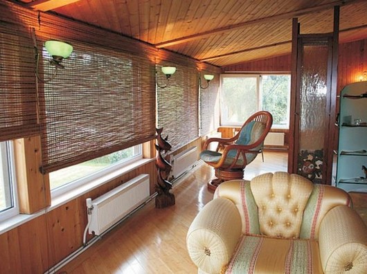 Бамбуковые шторы для веранды и террасы