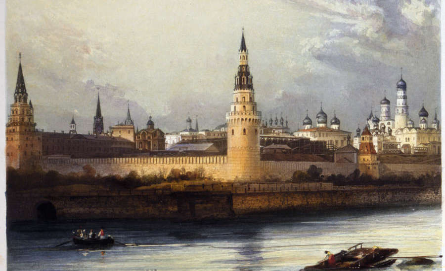 Moscow Kremlin During Imperial Russia