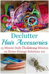 How To Declutter Hair Accessories