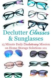 How To Declutter & Donate Glasses